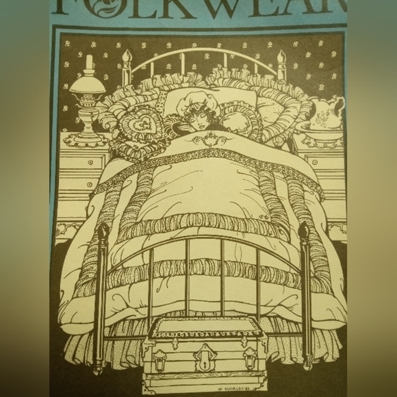 Folkwear Sewing Pattern Victoria's Boudoir Quilt Cover Pillow Sham Dust Ruffle - Picture 2 of 2